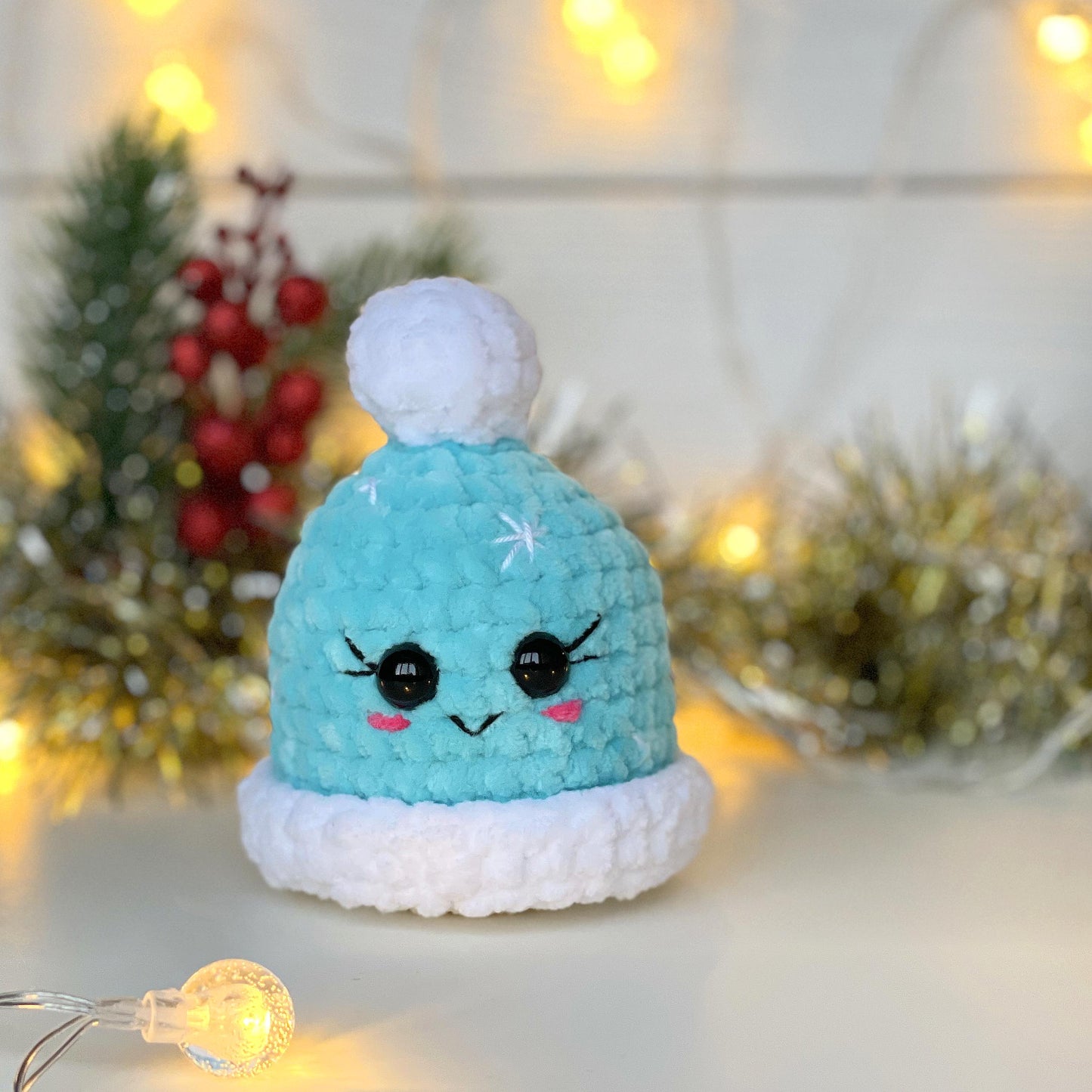 Mini Beanie Hat CROCHET PATTERN - No Sew