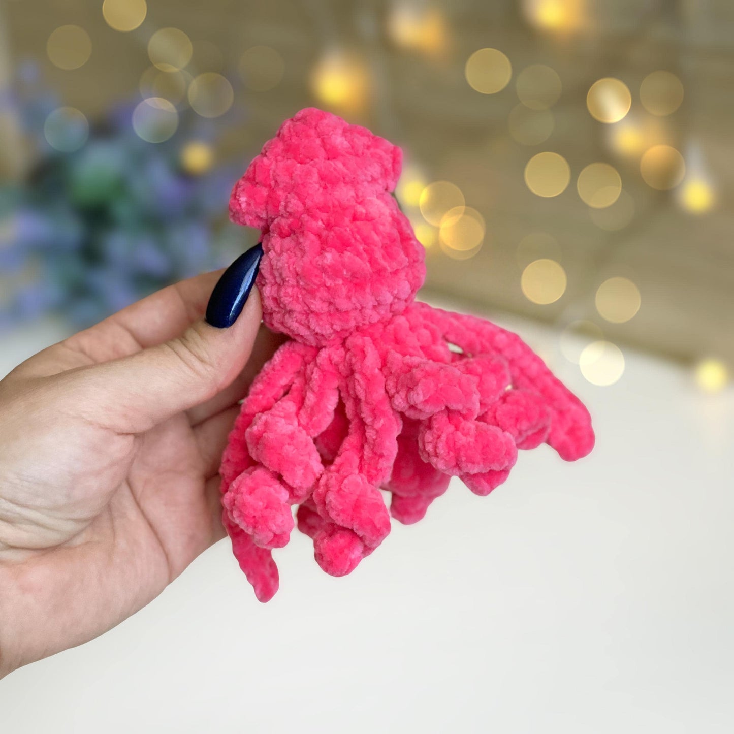 Squid Crochet Pattern - No Sew