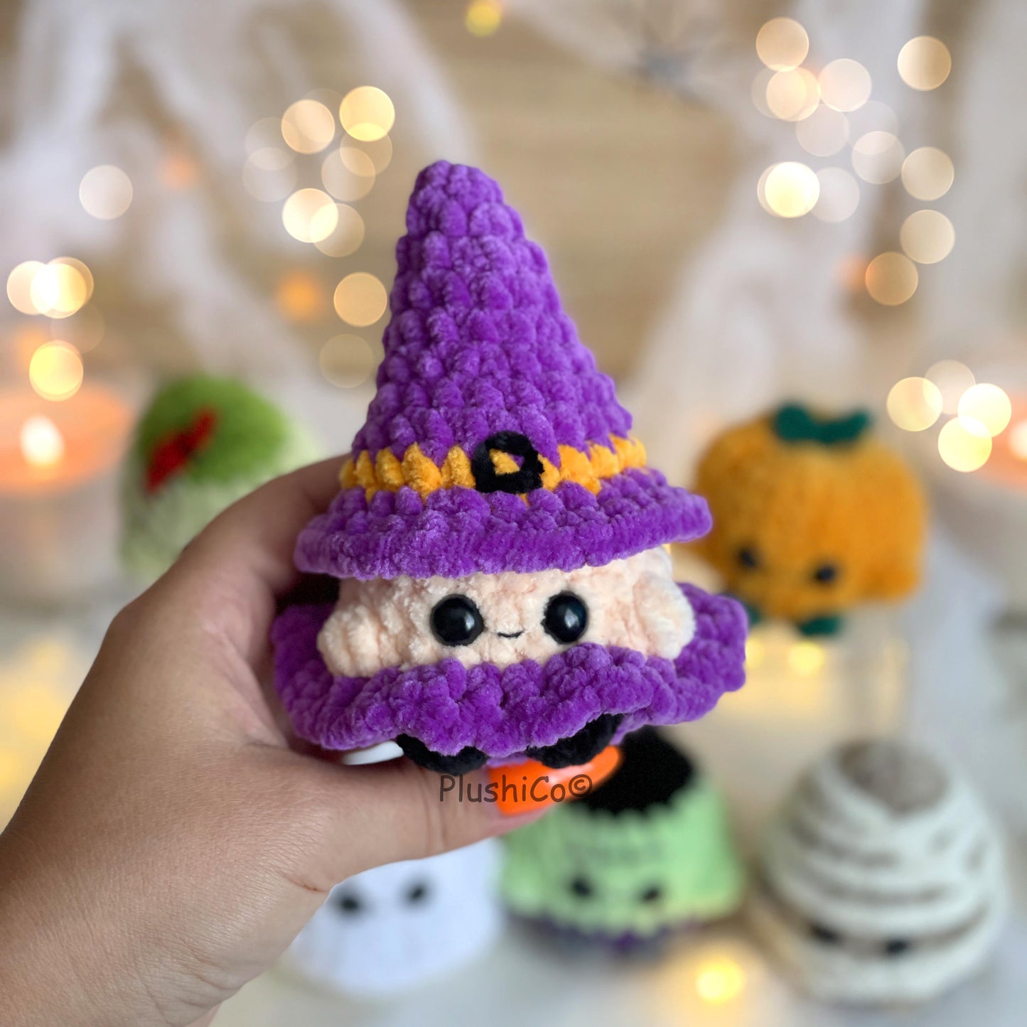 Halloween Crochet Pattern Bundle 7-in-1, Low/No Sew