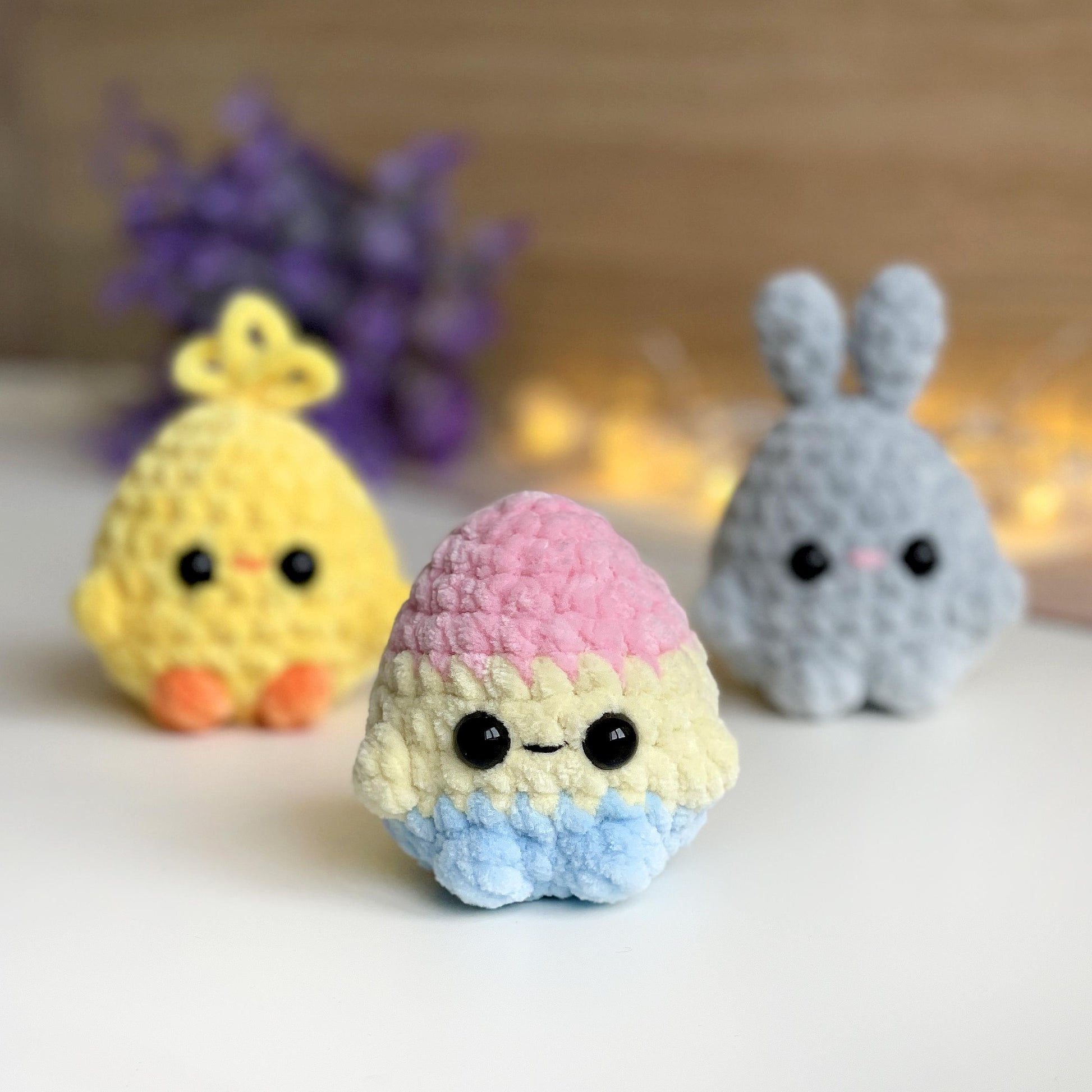 Easter Crochet PATTERN Bundle: Bunny, Chick, Reusable Easter Eggs, Spring Tiny Amigurumi Plushies, Pocket Buddies, Easter Basket Baby Gifts