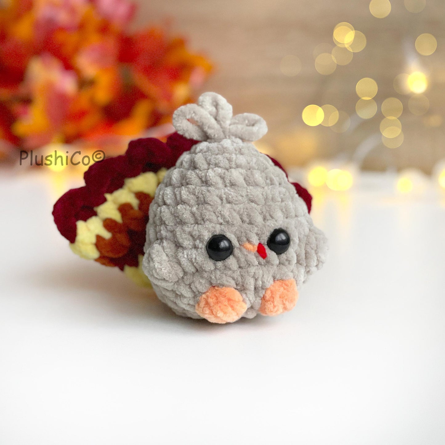 Turkey Crochet PATTERN - Low Sew