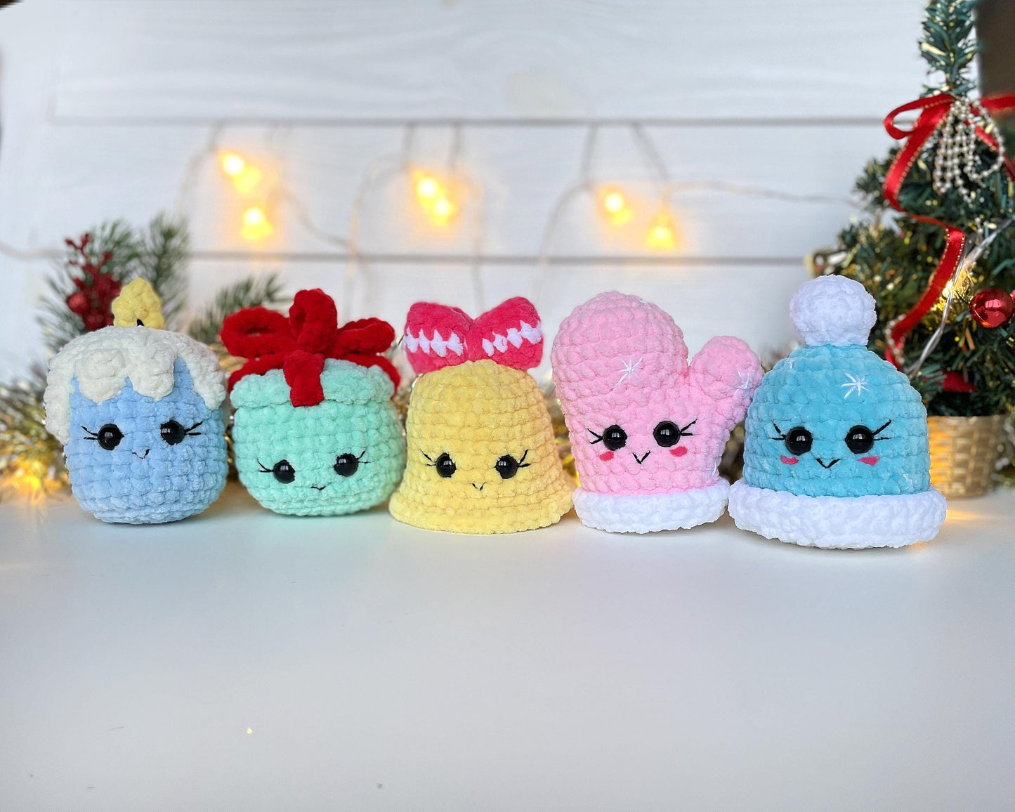 Christmas Crochet PATTERNS 5in1