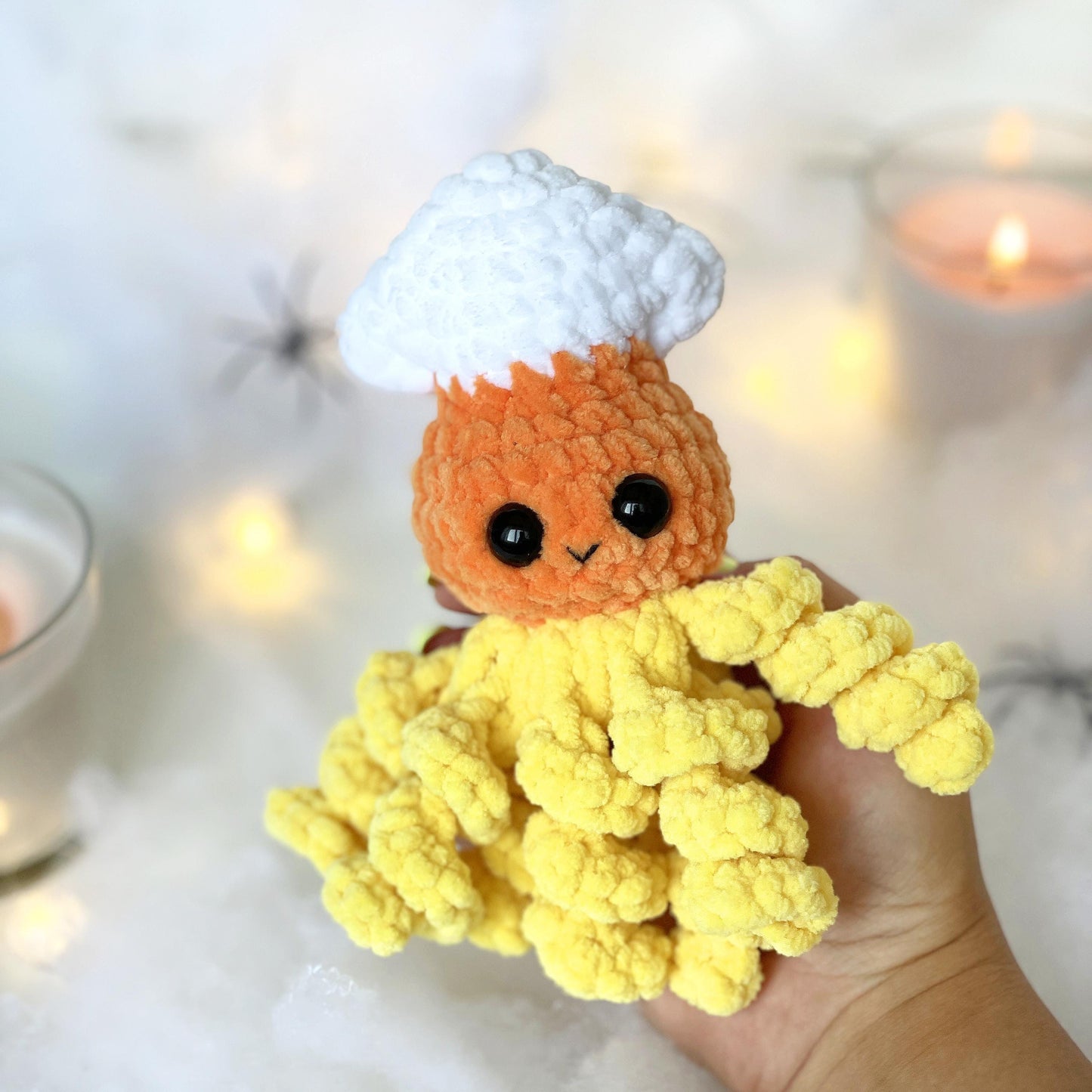 Halloween Squids CROCHET PATTERN - No Sew