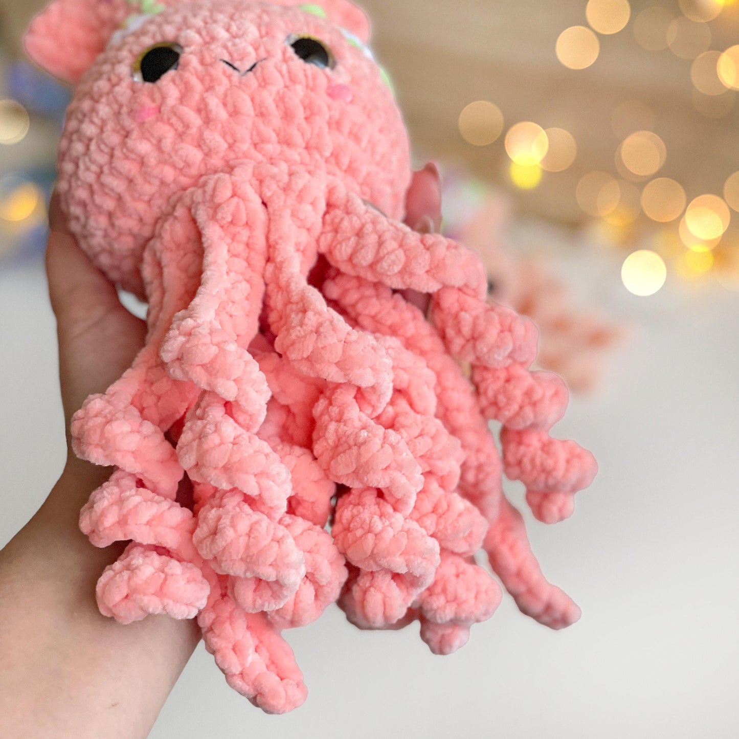 Squid CROCHET PATTERN 2 sizes - No Sew