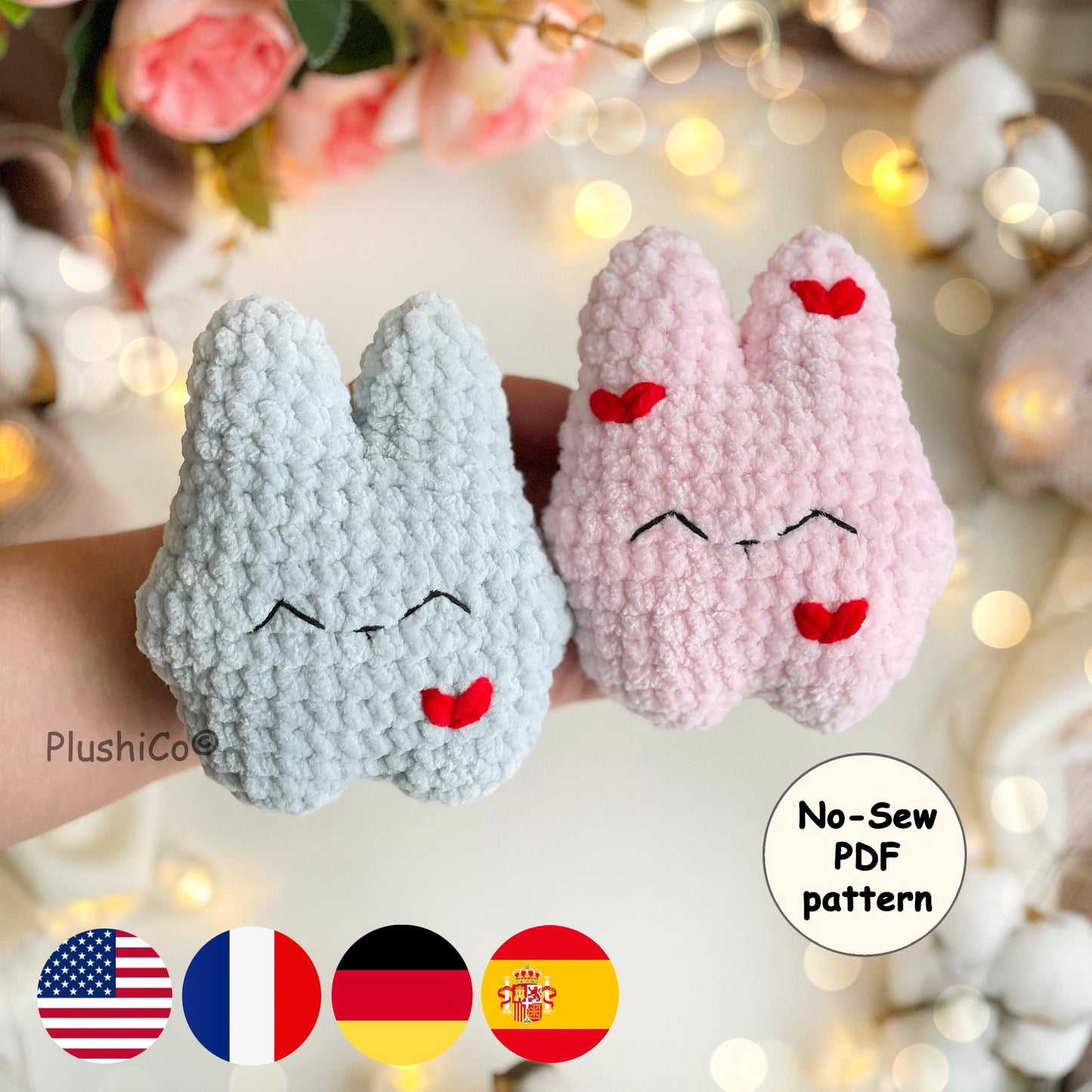 Bunny CROCHET PATTERN - No Sew