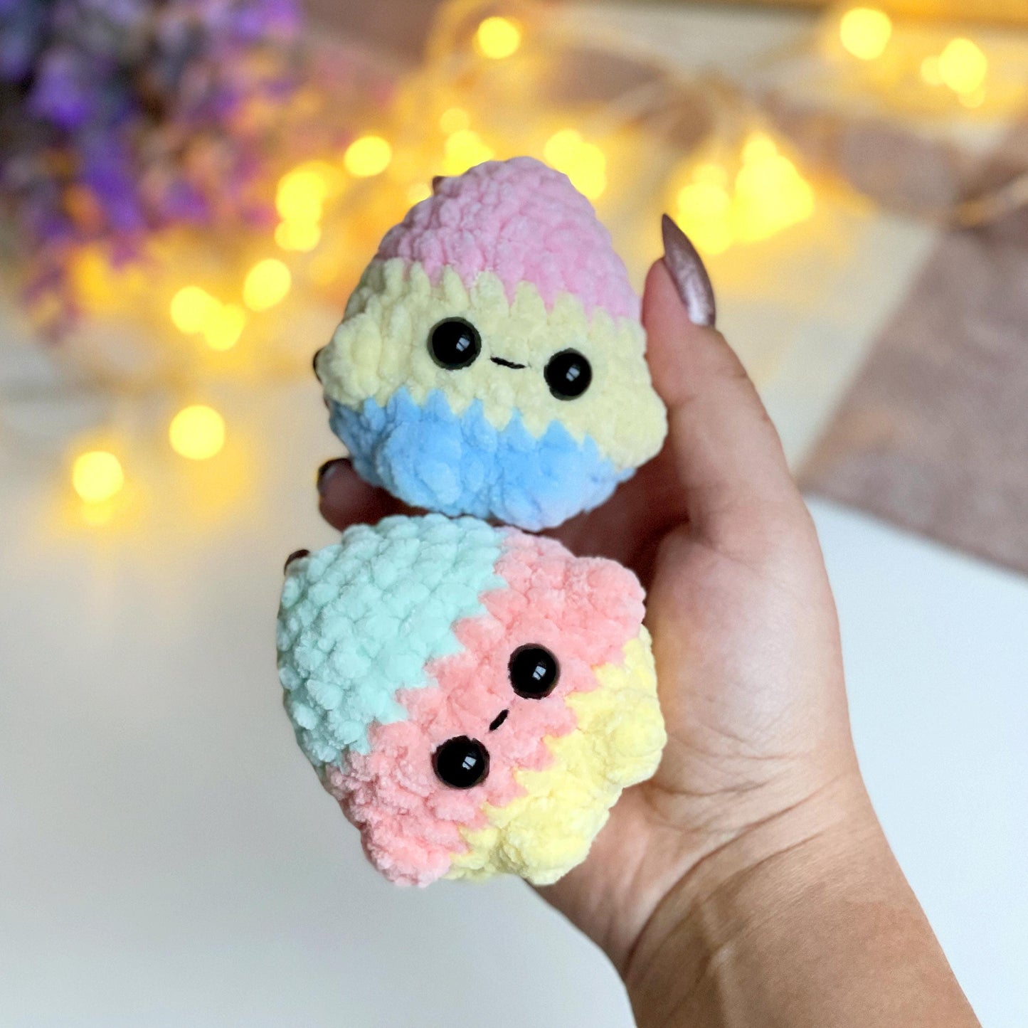Easter Egg Crochet Pattern - NO SEW