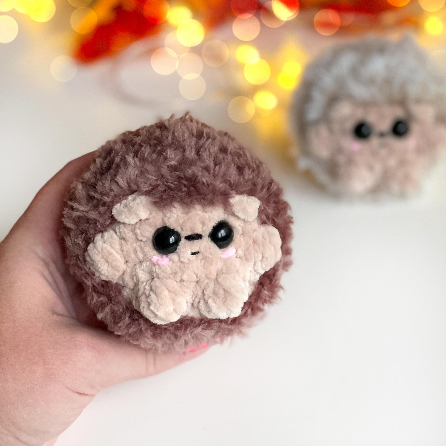 Hedgehog Crochet PATTERN - No Sew