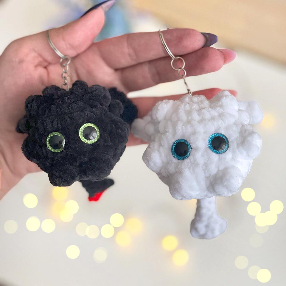Toothless & Light Furry CROCHET PATTERN - No Sew