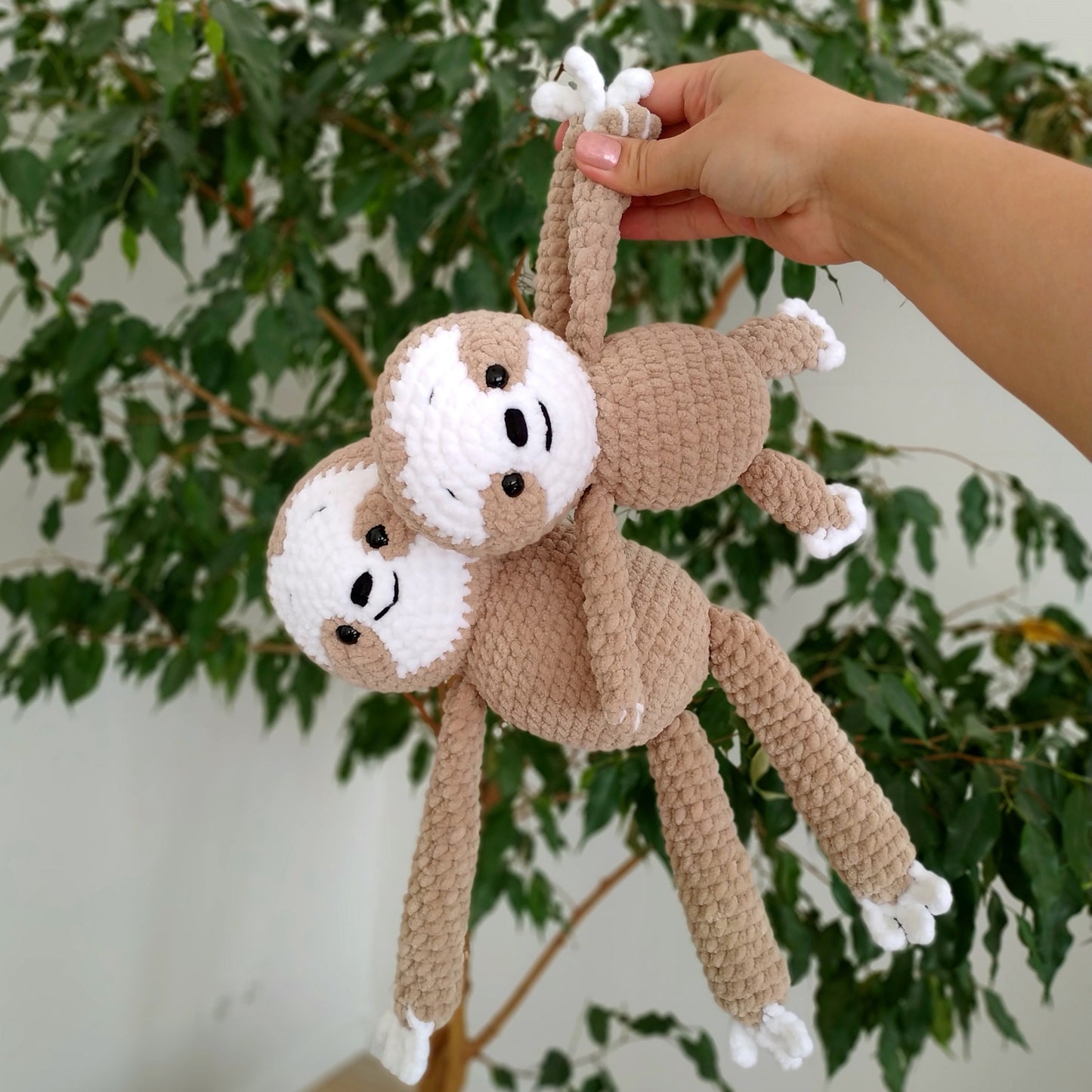 Mom & baby Sloth CROCHET PATTERN
