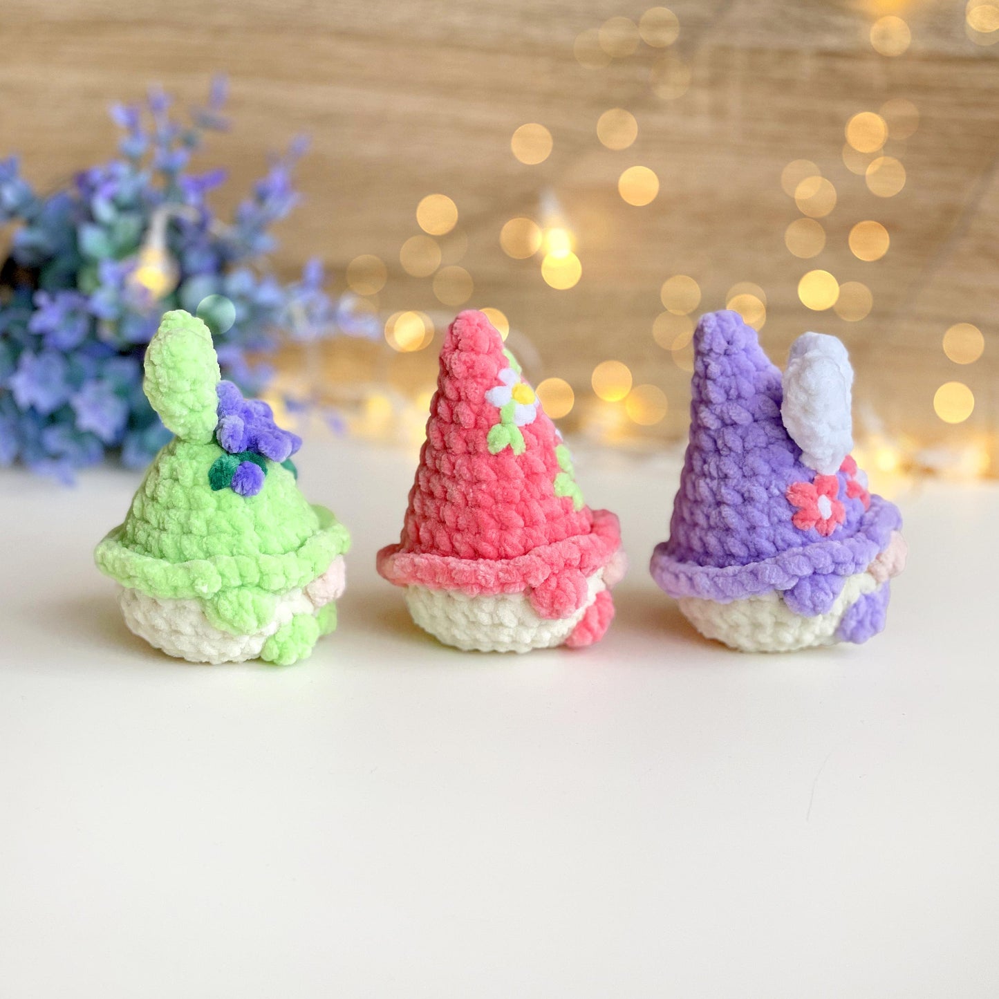 Gnome Crochet Pattern 3-in-1 - Low Sew