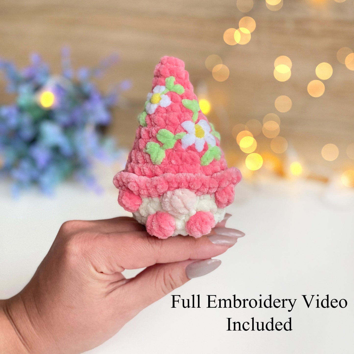 Gnome Crochet Pattern 3-in-1 - Low Sew