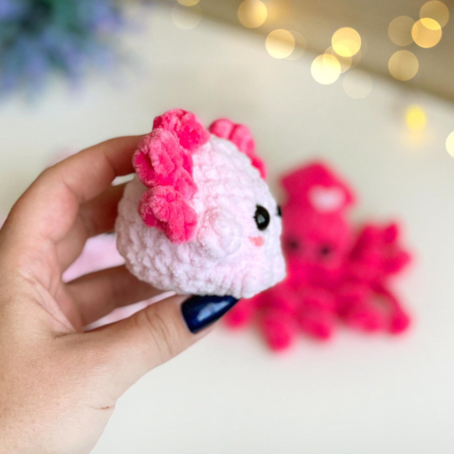 Octopus, Squid, Axolotl CROCHET PATTERNS 3-in-1 - No Sew