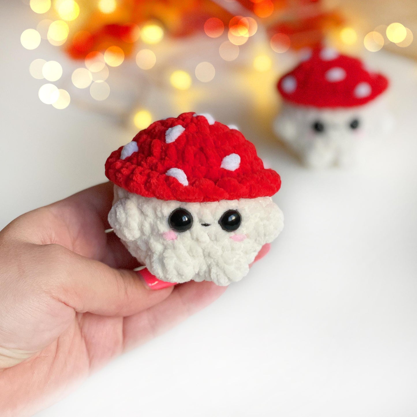 Mushroom Crochet PATTERN - No Sew