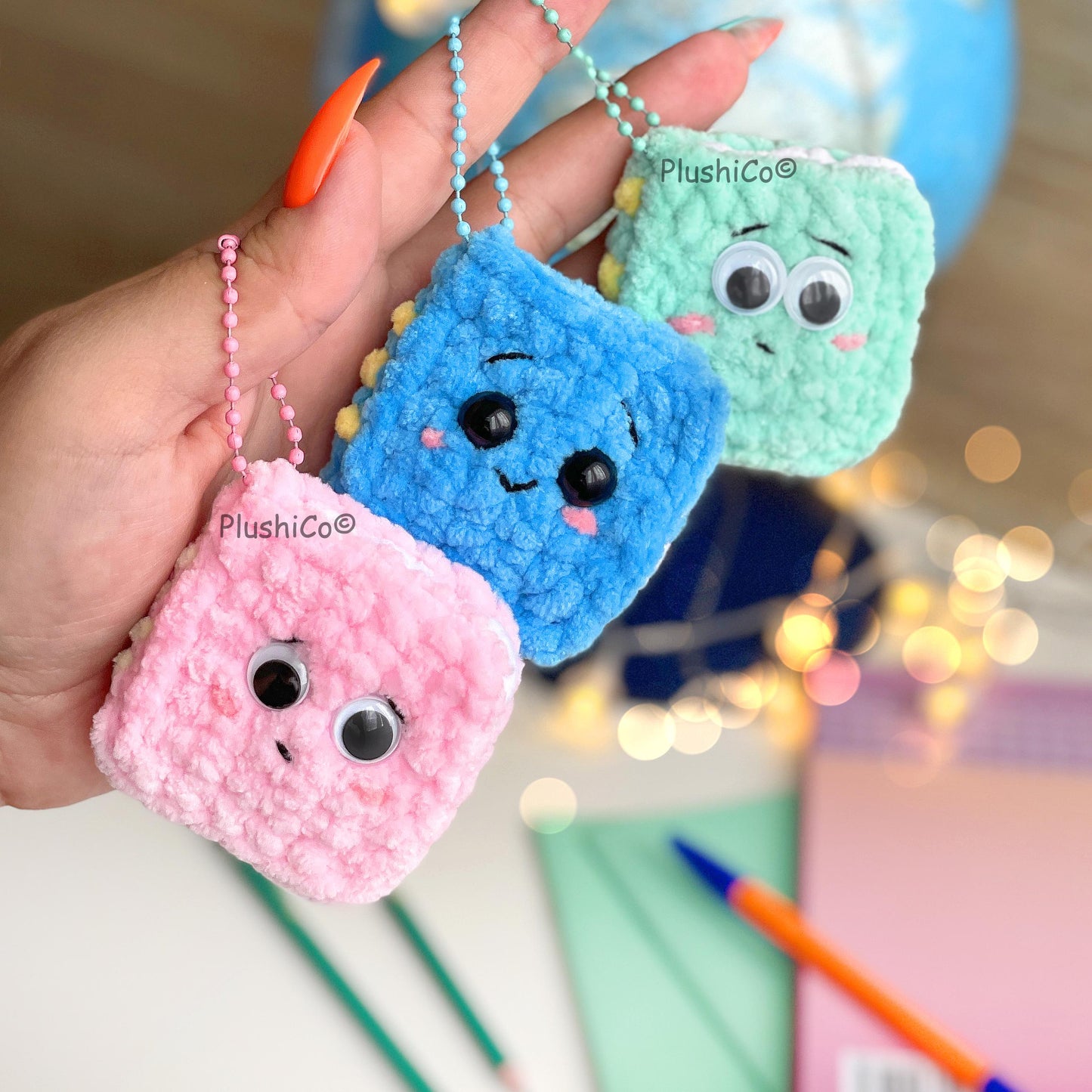 Notebook Keychain Crochet Pattern - Low Sew