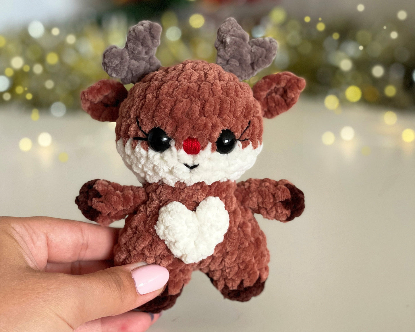 Reindeer & Gingerbread Man CROCHET PATTERNS