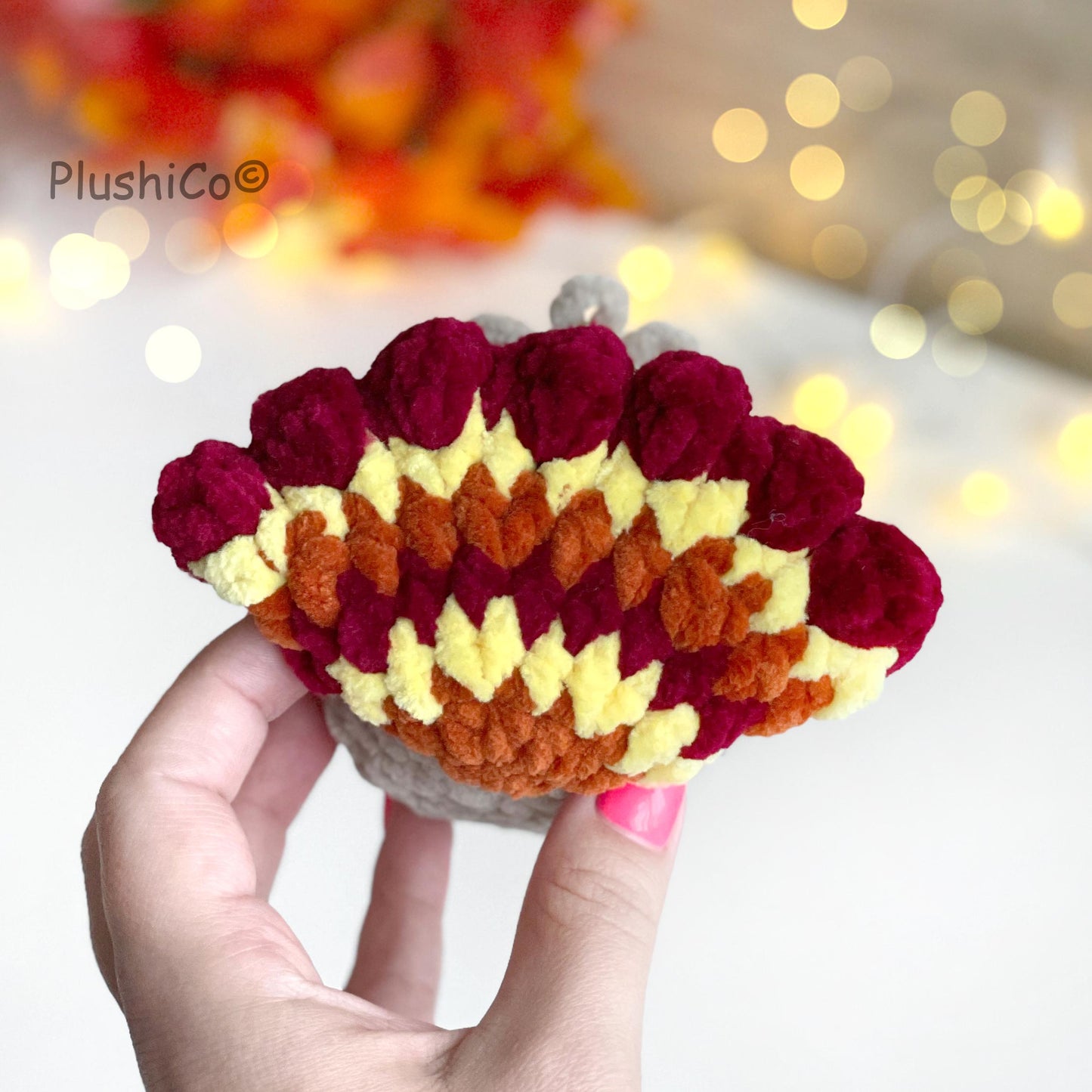 Turkey Crochet PATTERN - Low Sew