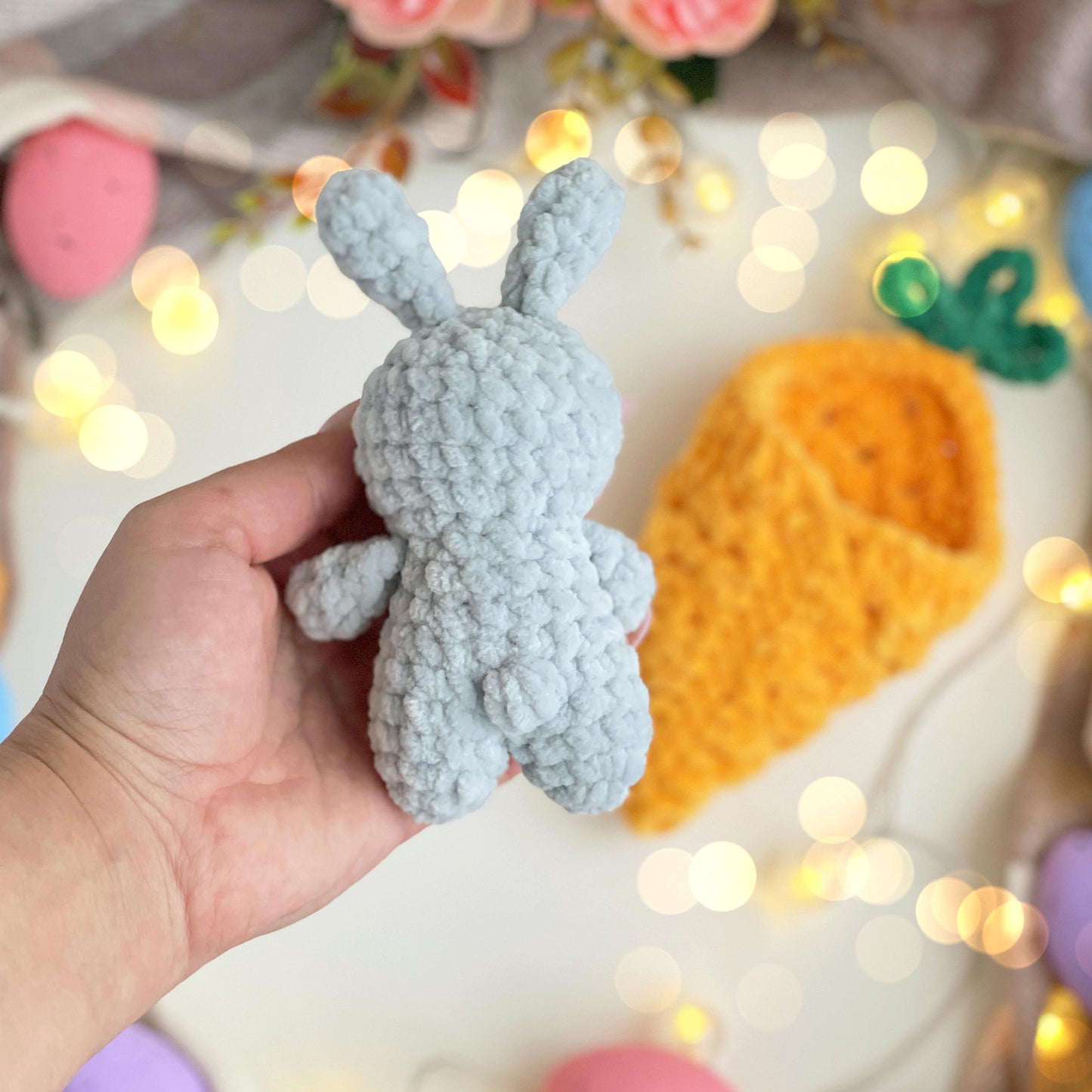 Bunny in Carrot Crochet Pattern – No Sew