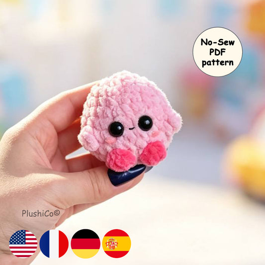 Kirby Crochet Pattern - NO SEW