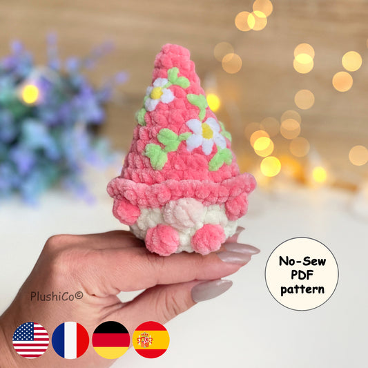 Gnome Crochet Pattern - No Sew