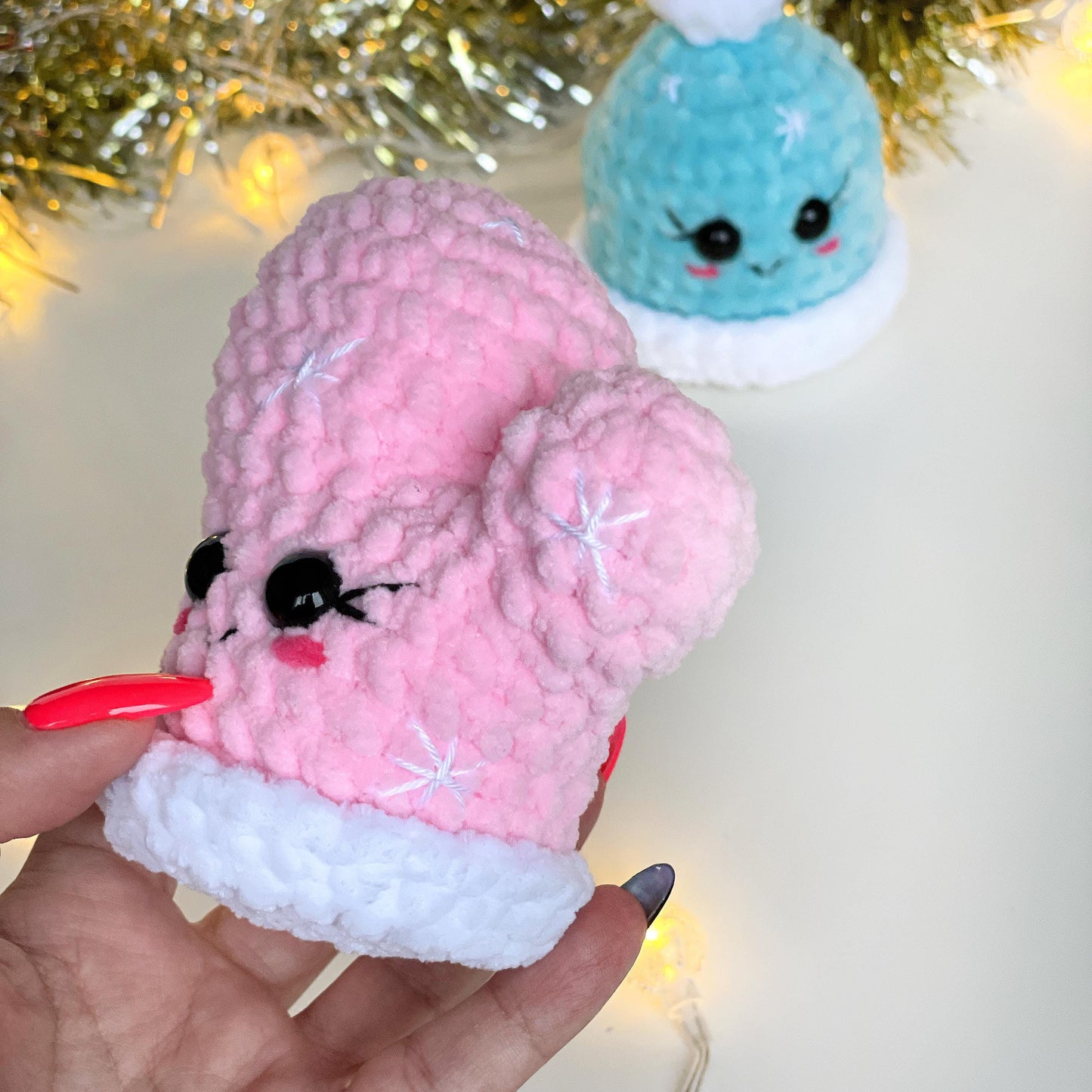 Hat & Mitten CROCHET PATTERNS - No Sew