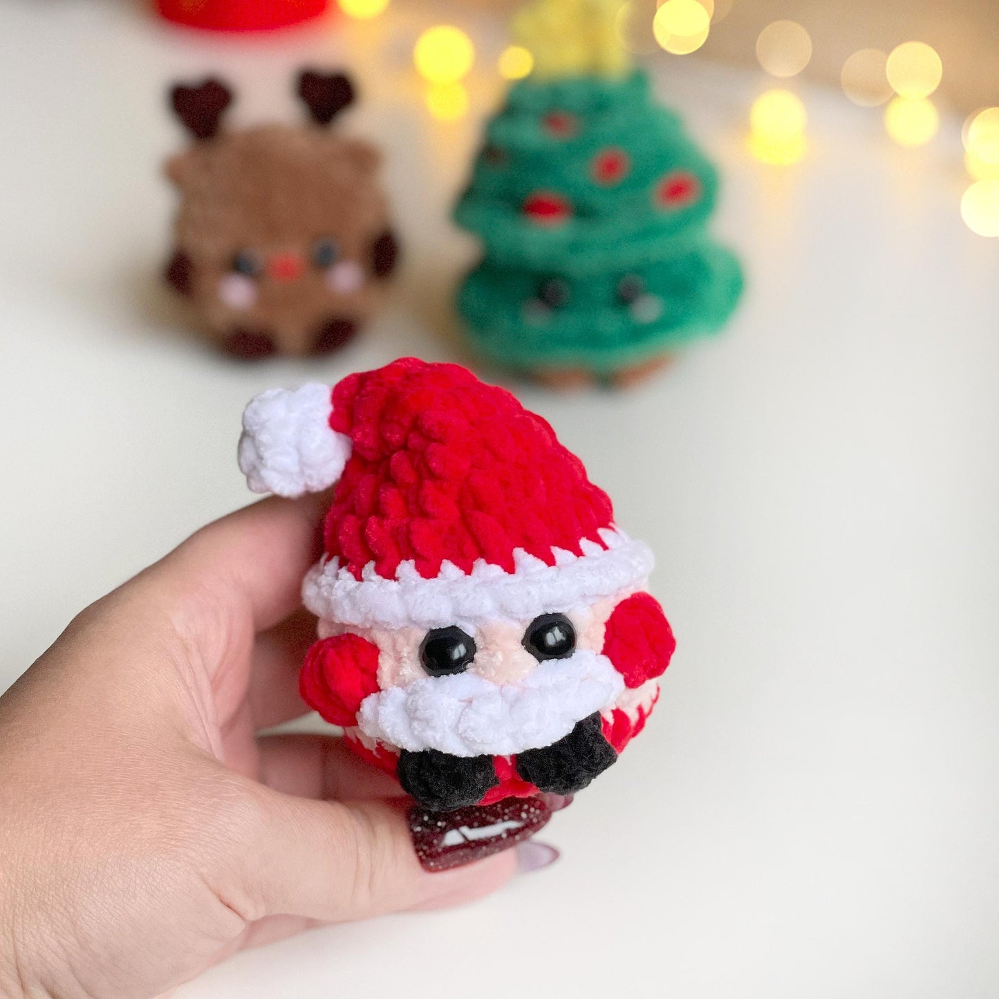 Crochet Christmas Patterns 3-in-1, Low/No Sew