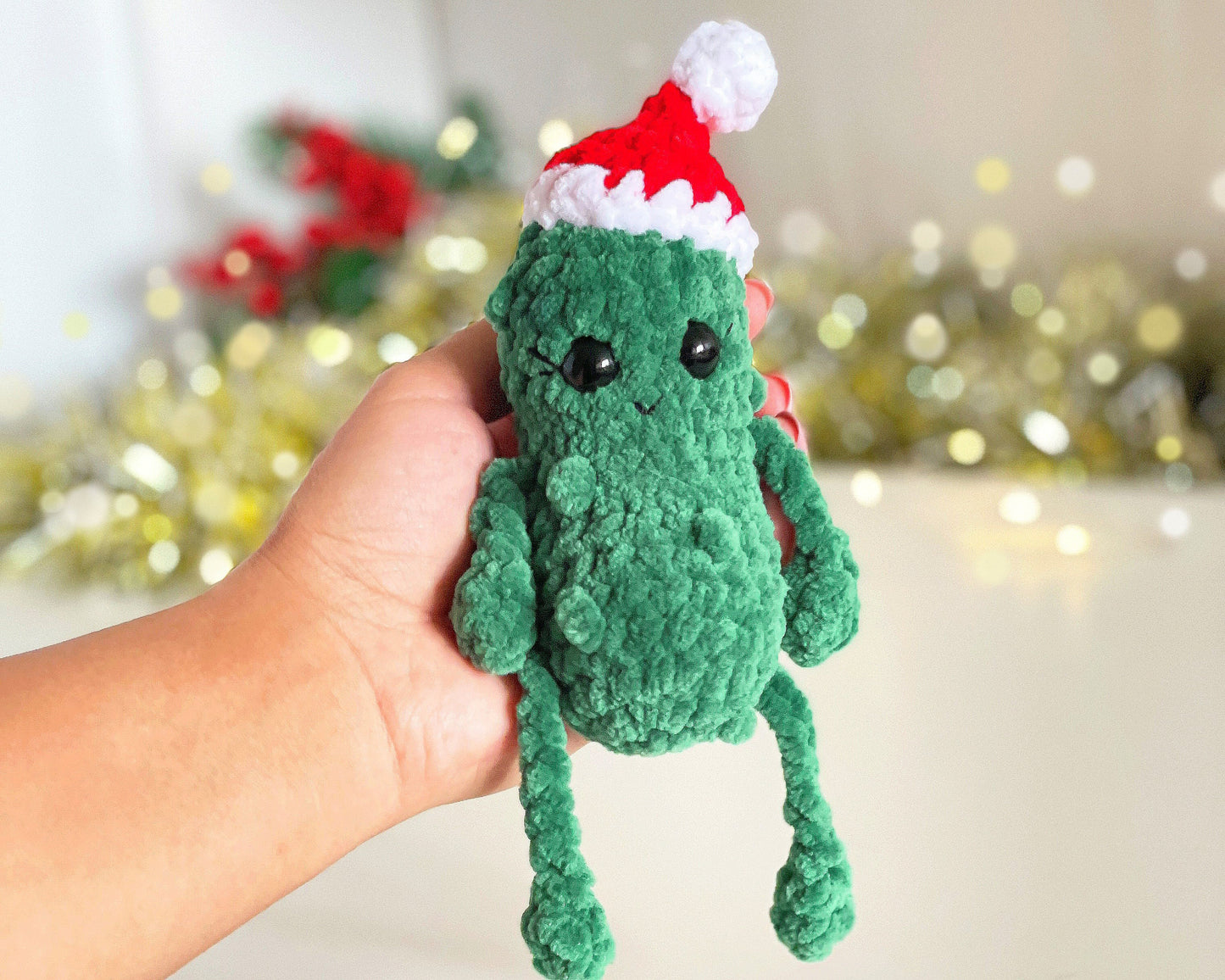 Christmas Pickle CROCHET PATTERN - Low Sew