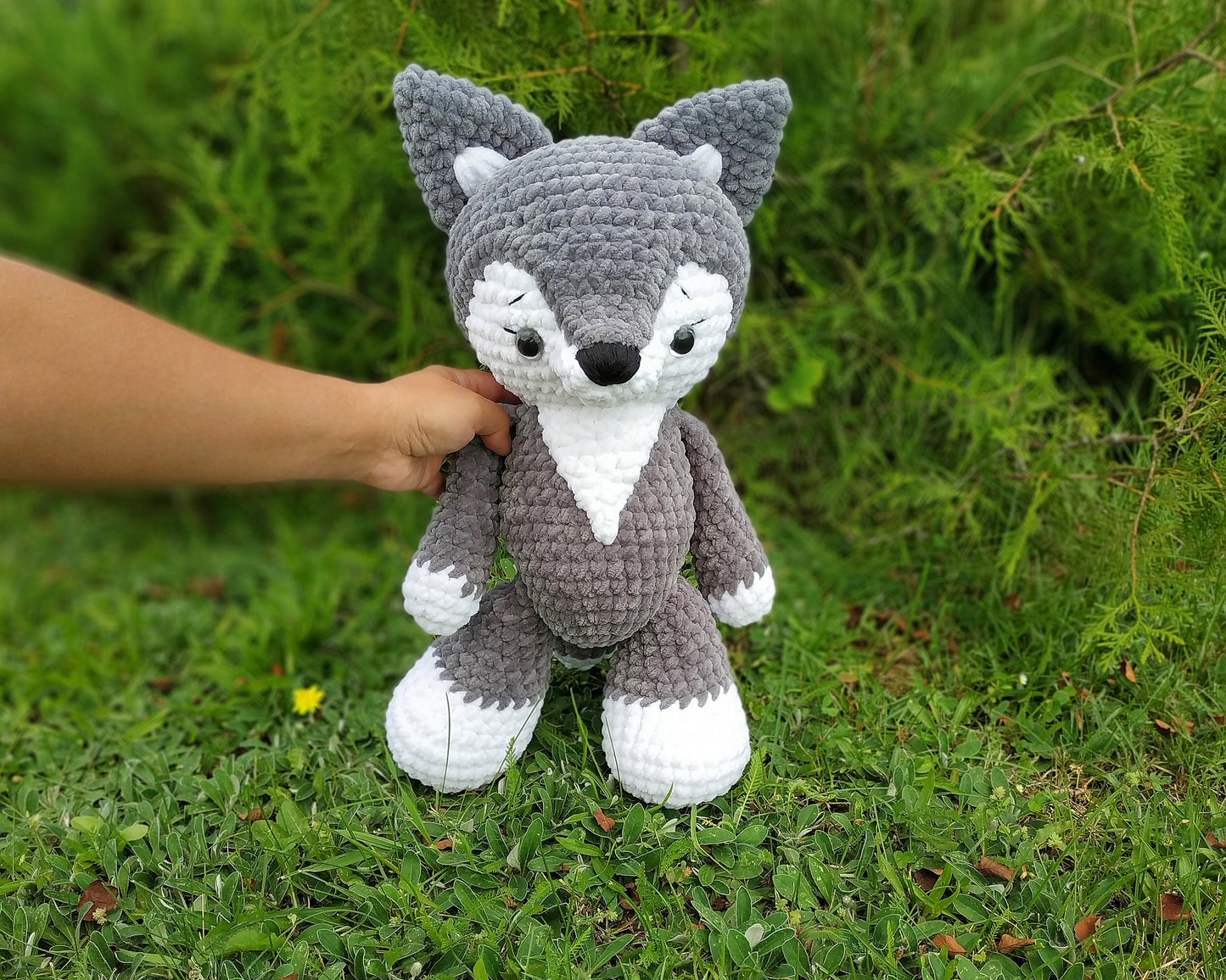 Large Wolf Crochet Pattern