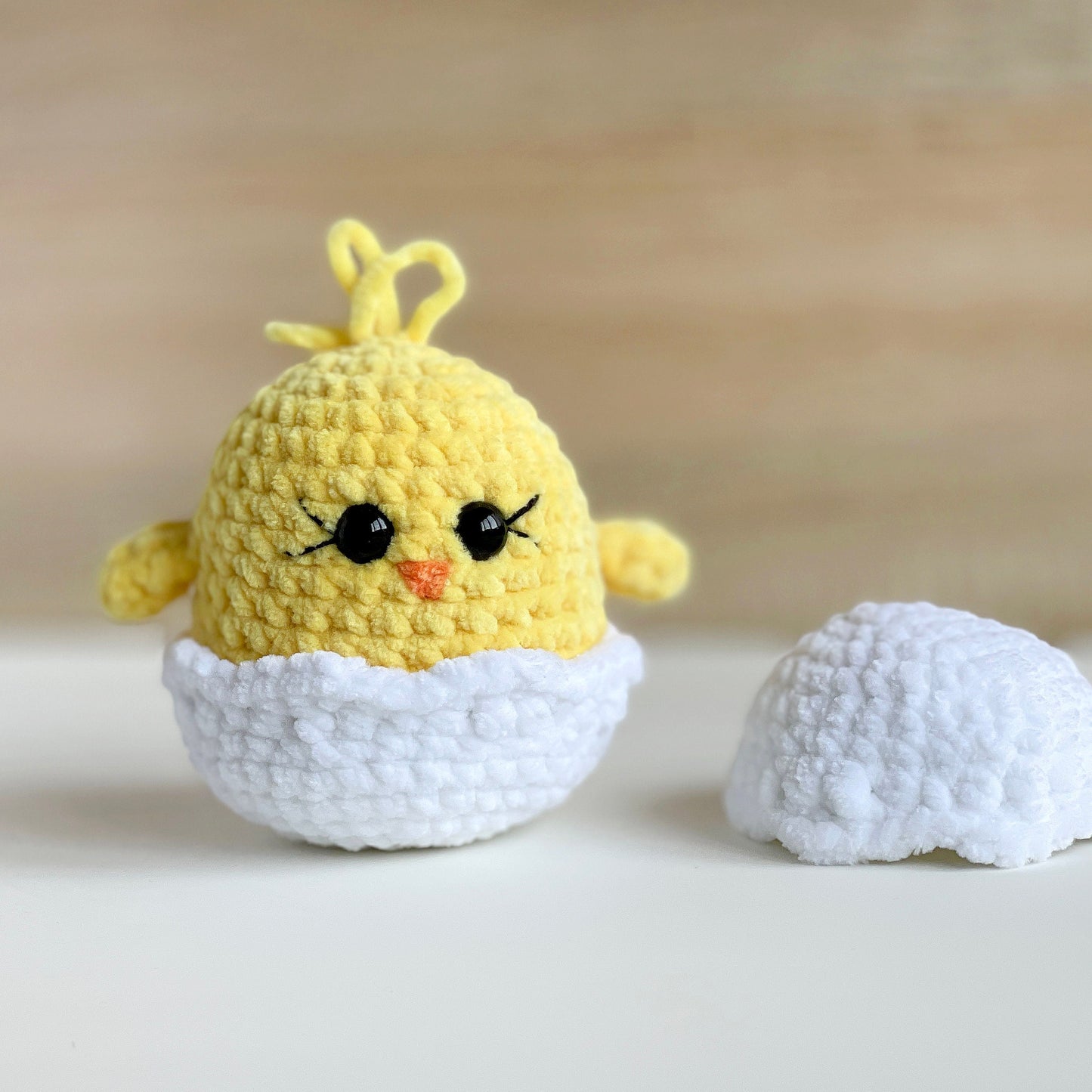 Chicken in Egg CROCHET PATTERN - No Sew