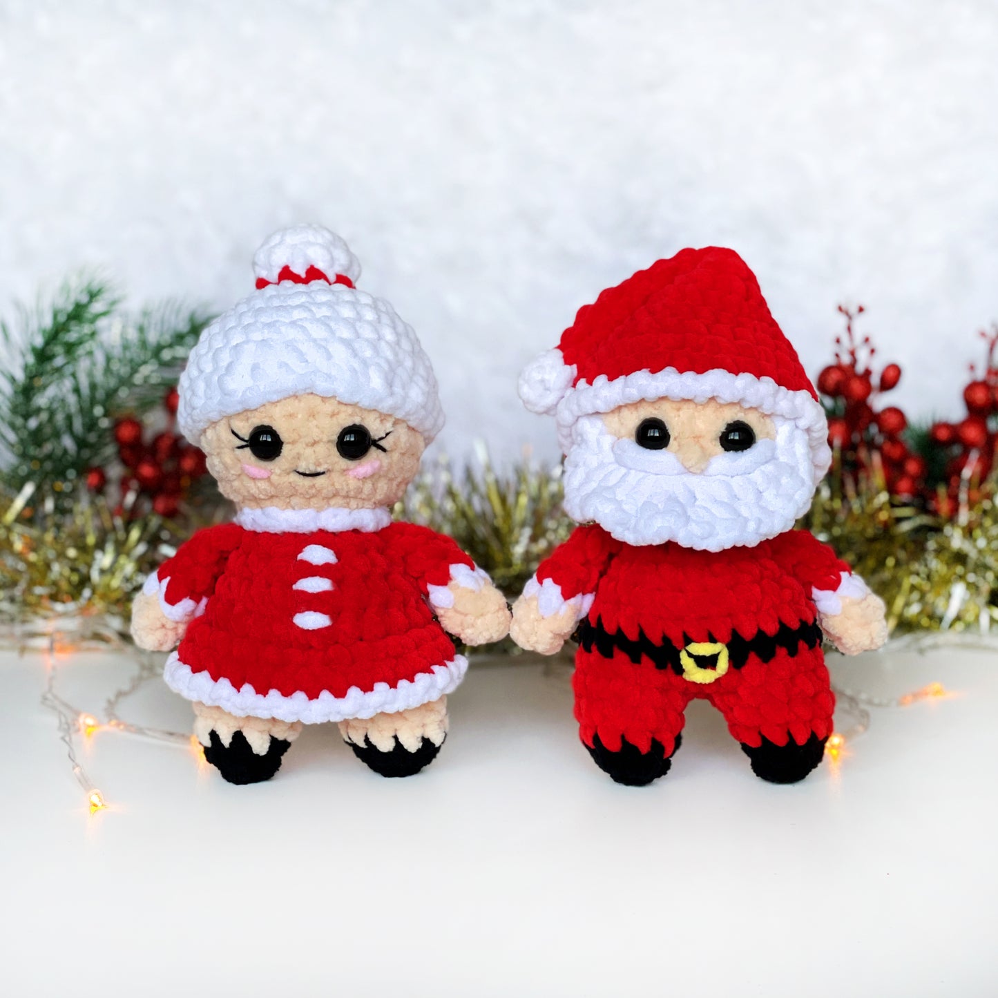 Häkelanleitungen für Weihnachtsmann & Weihnachtsfrau – wenig Näharbeit (Kopie)