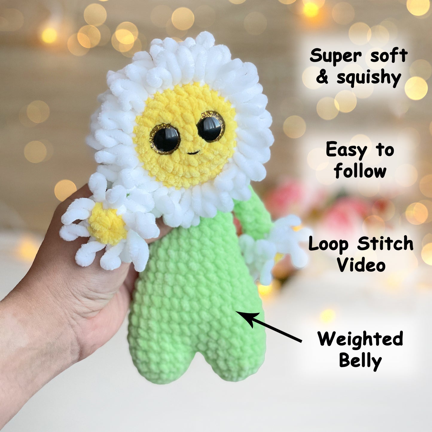 Flower Buddy Crochet Pattern - LOW SEW