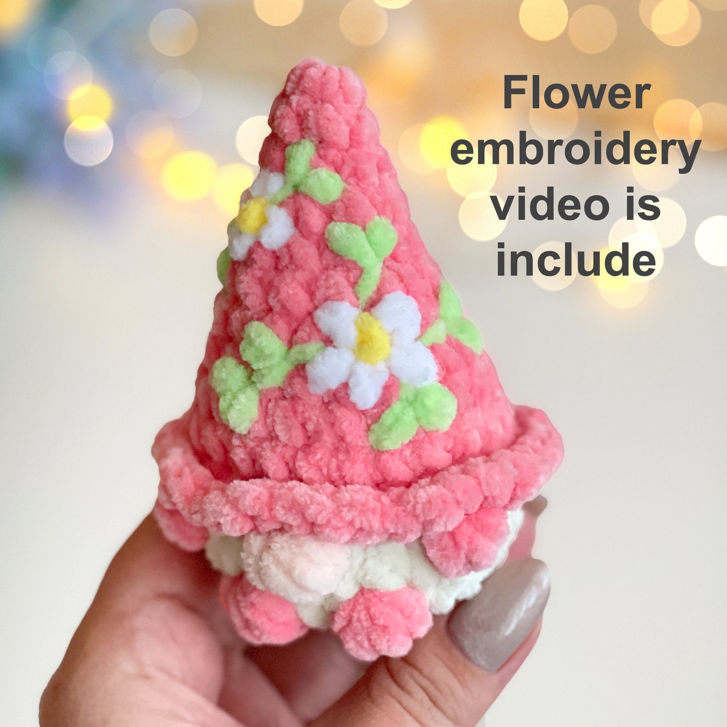 Gnome Crochet Pattern - No Sew