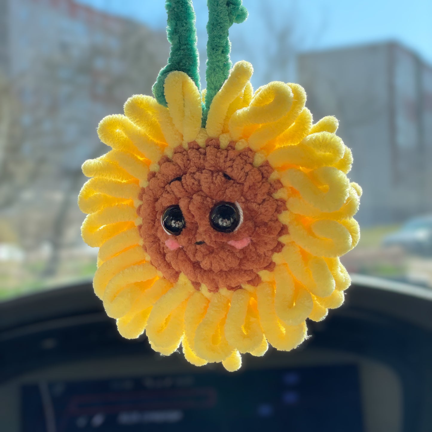Crochet Sunflower Pattern - NO SEW