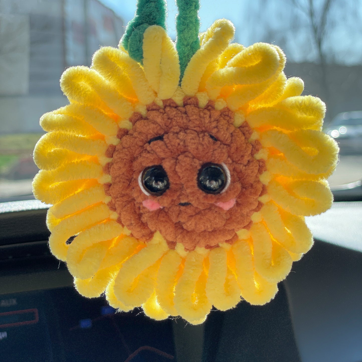 Crochet Sunflower Pattern - NO SEW
