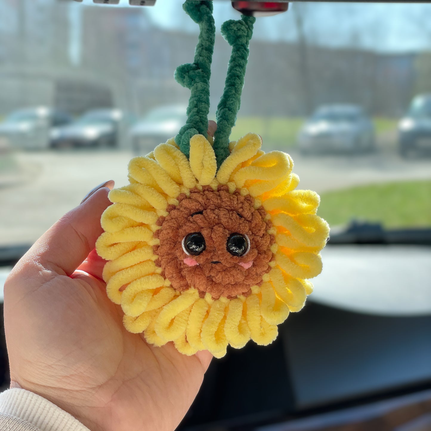 Crochet Sunflower Pattern - NO SEW