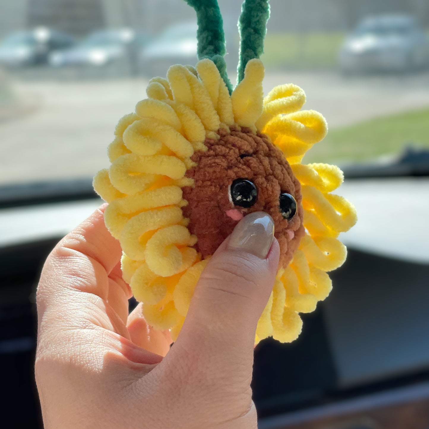 Crochet Sunflower Pattern - NO SEW
