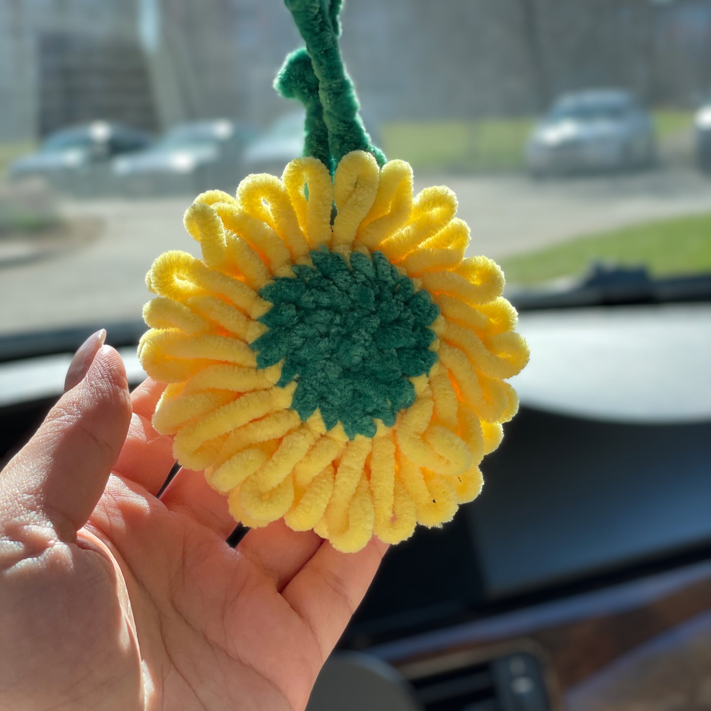 Crochet Sunflower Pattern - NO SEW
