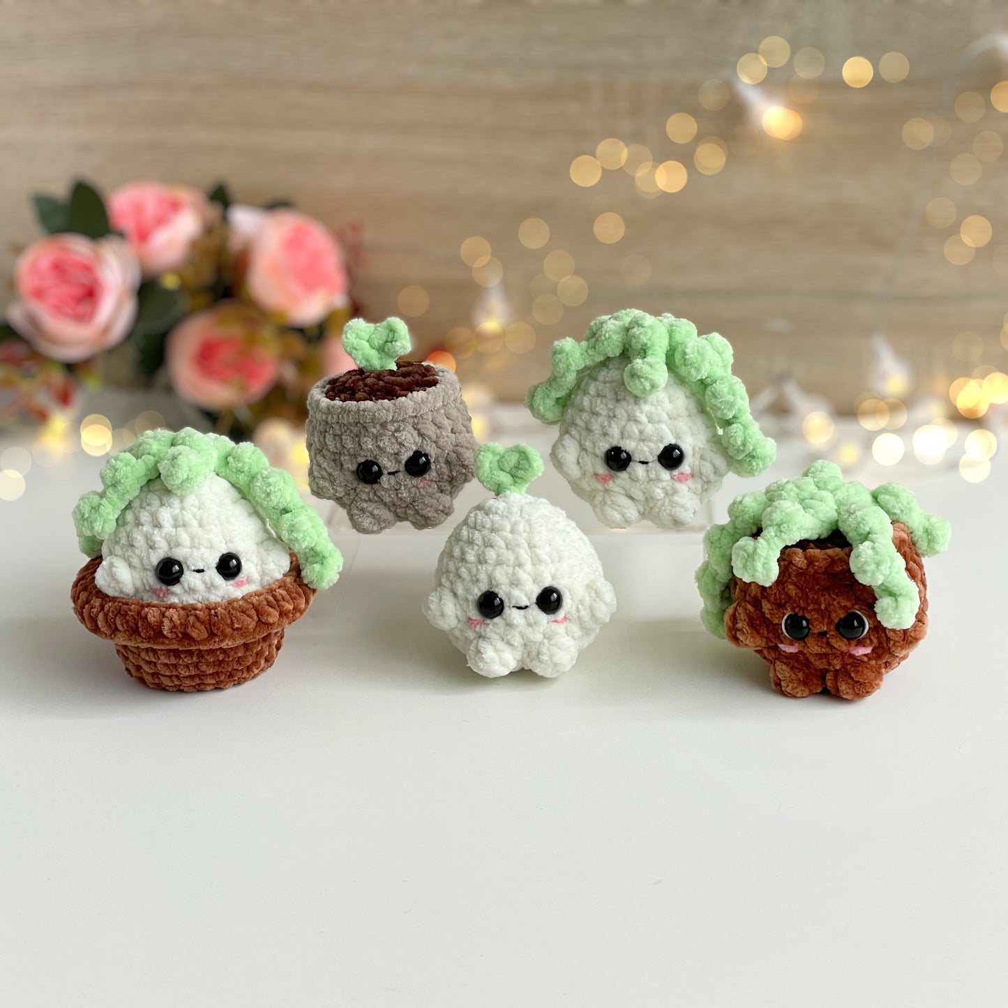 Häkelanleitungs-Bundle für Mini-Pflanzen – ohne Nähen (Kopie)