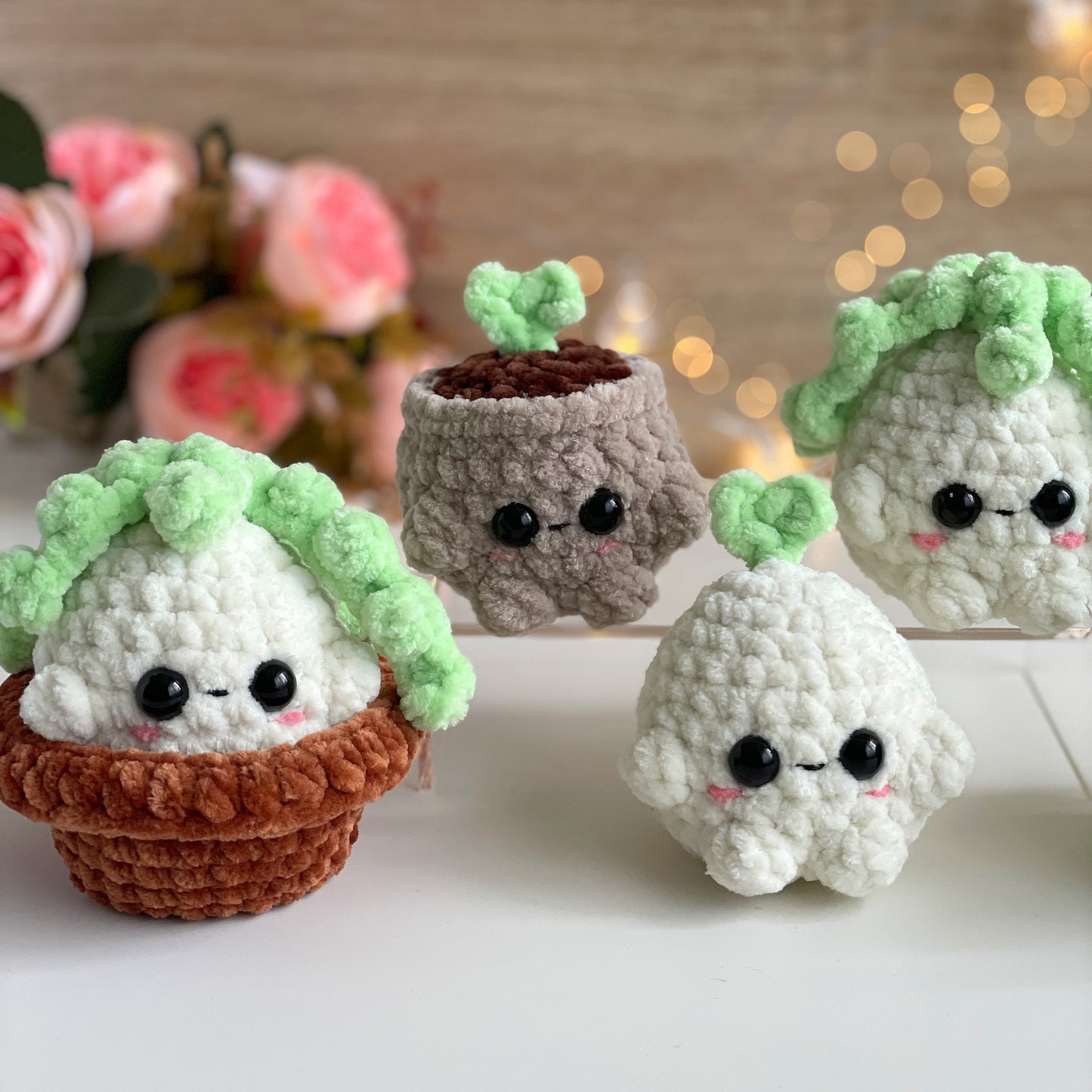 Mini Plants Crochet Pattern Bundle - No Sew
