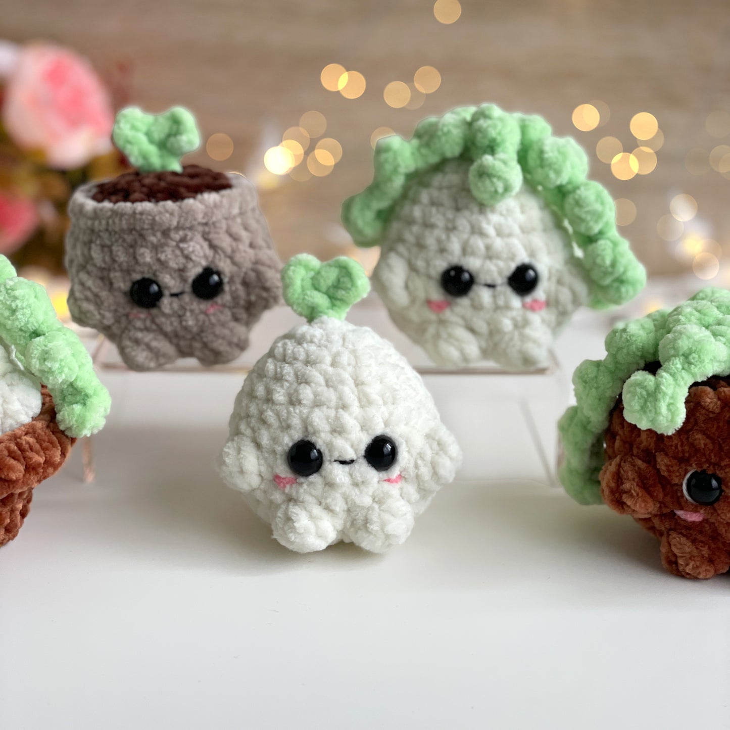 Mini Plants Crochet Pattern Bundle - No Sew