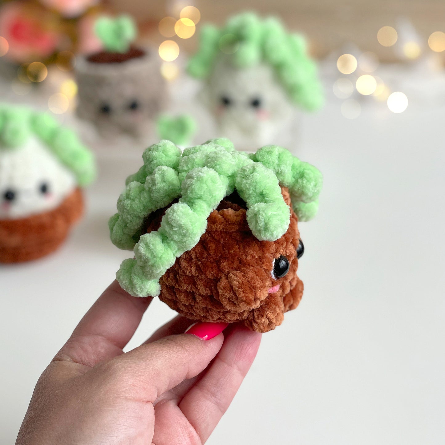 Mini Plants Crochet Pattern Bundle - No Sew