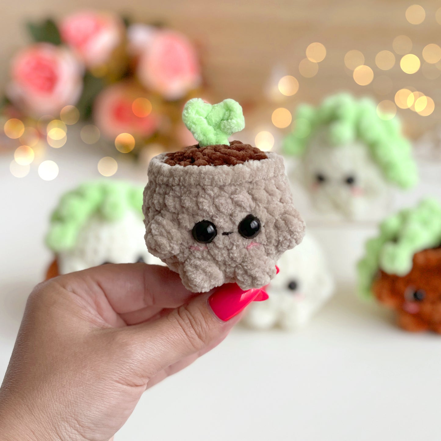 Mini Plants Crochet Pattern Bundle - No Sew