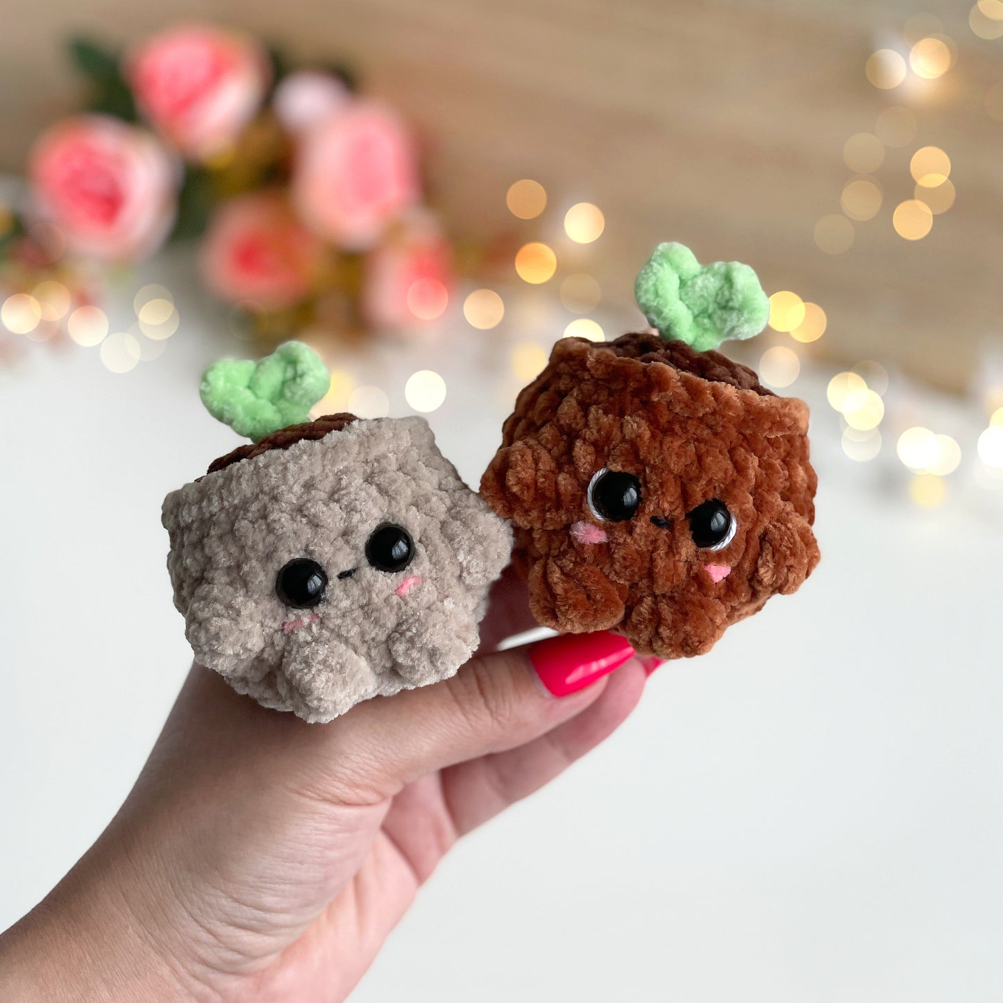 Mini Plants Crochet Pattern Bundle - No Sew