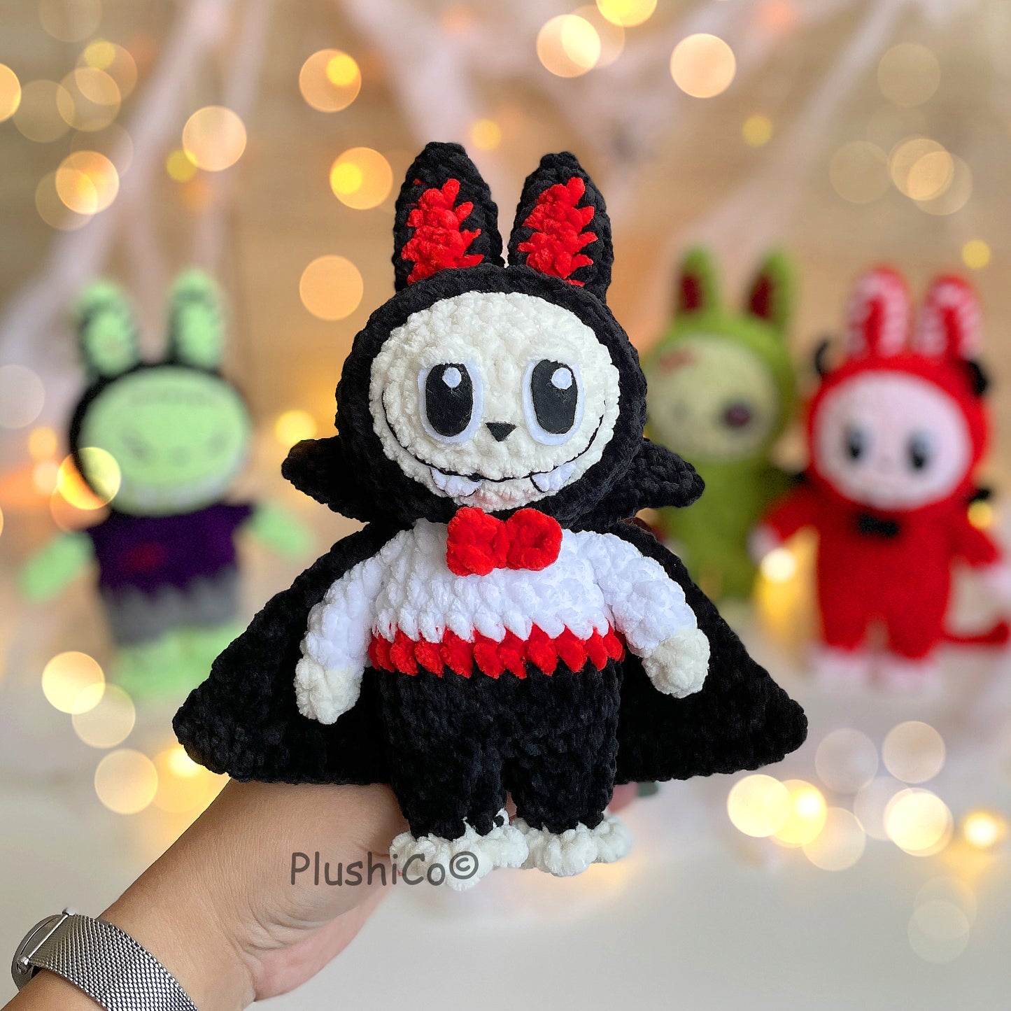 Häkelanleitung Lächelnder Hase (Labubu Fan Art)