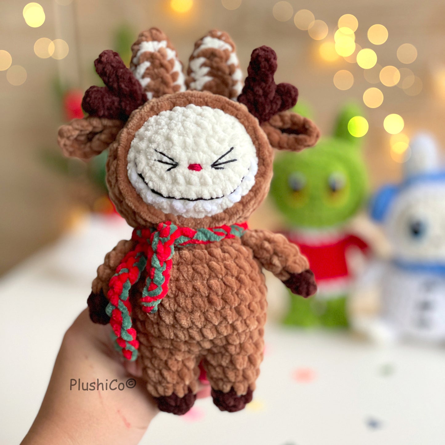 Häkelanleitung Lächelnder Hase (Labubu Fan Art)