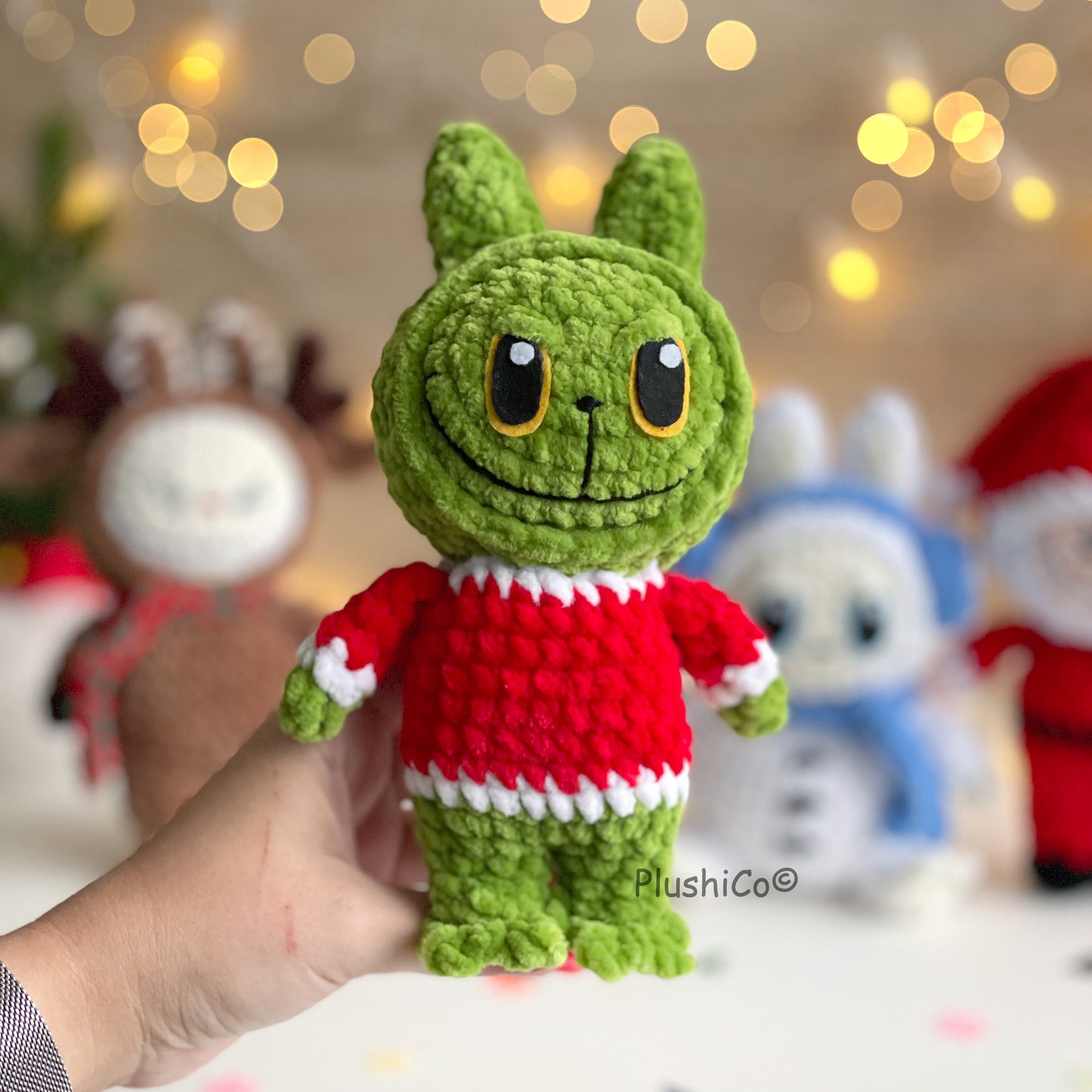 Häkelanleitung Lächelnder Hase (Labubu Fan Art)