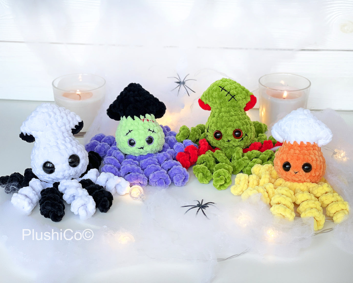 Halloween-Tintenfische HÄKELANLEITUNG - Ohne Nähen (Kopie)