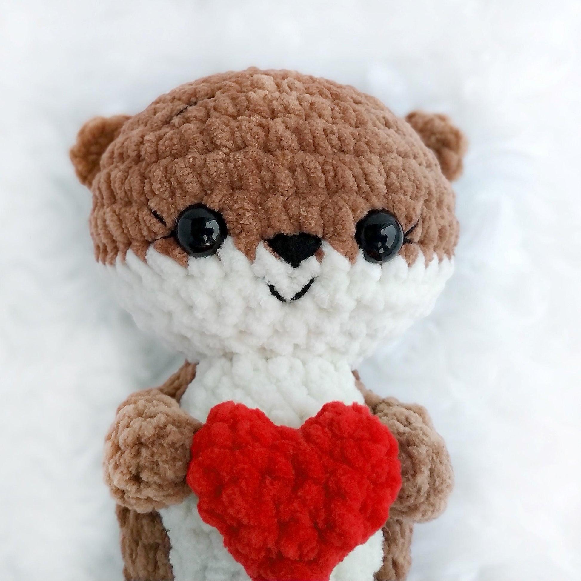 Otter CROCHET PATTERN, Mothers Day Amigurumi Plushie, Kawaii River Sea Creature, Easy Beginner PDF, Otter lover Gift, Stuffed Animal Toy