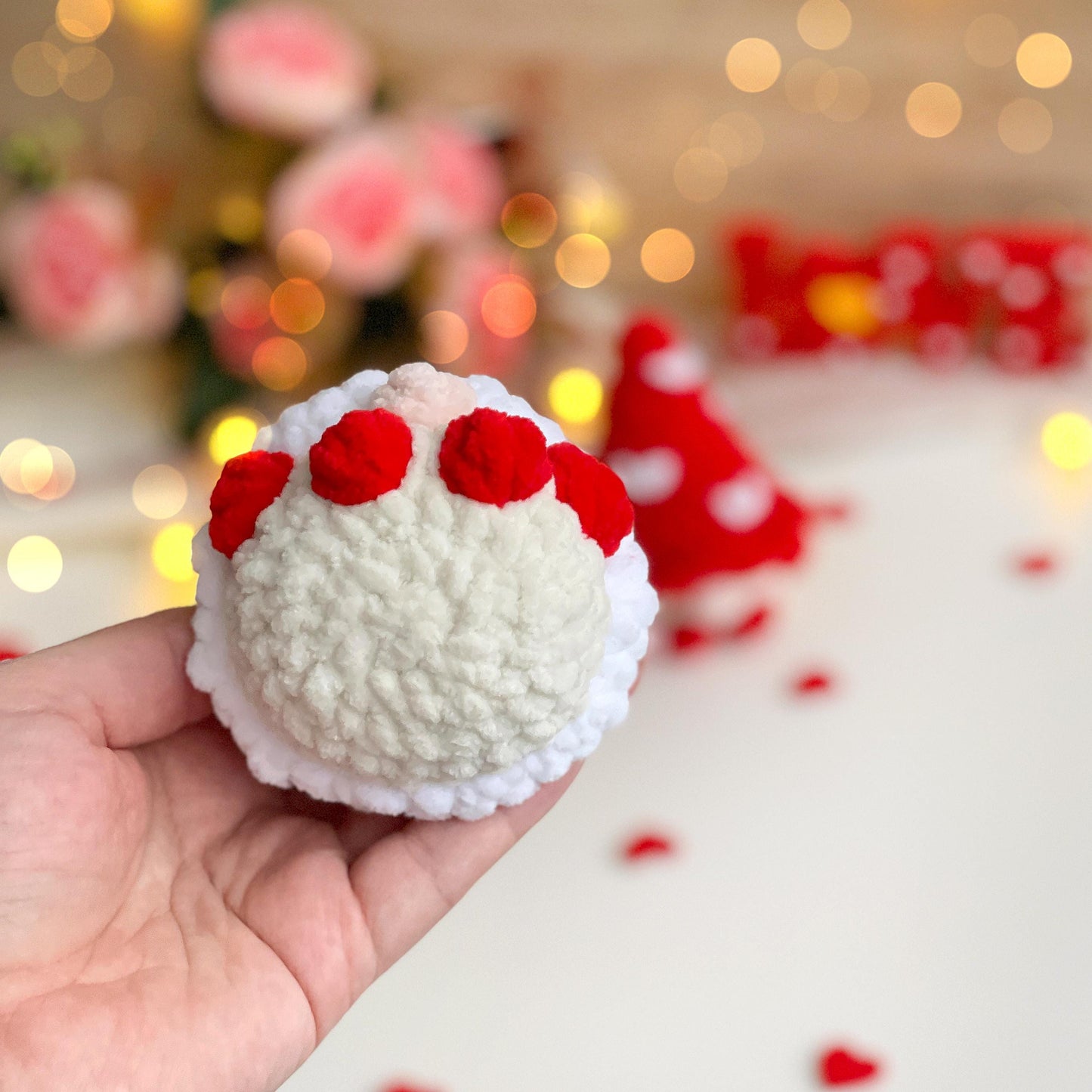 Valentines Gnome Crochet Pattern No Sew