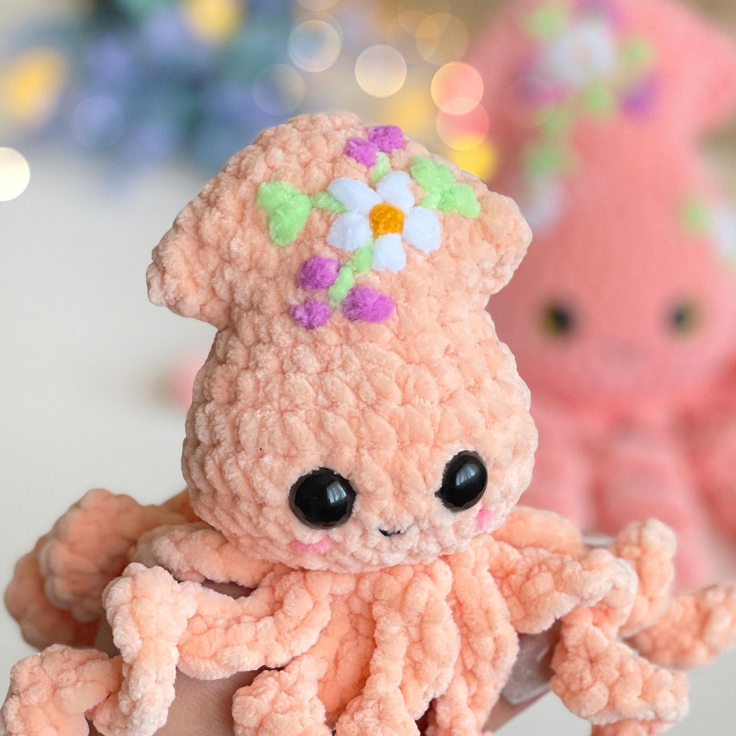 Squid CROCHET PATTERN 2 sizes - No Sew
