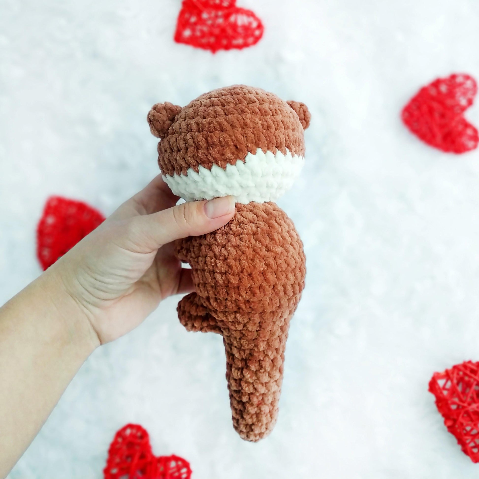 Otter CROCHET PATTERN, Mothers Day Amigurumi Plushie, Kawaii River Sea Creature, Easy Beginner PDF, Otter lover Gift, Stuffed Animal Toy